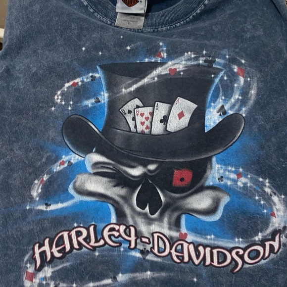 Harley-Davidson‎ Charcoal Graphic Tee Men Colorado Springs Size Large Y2K Biker - Picture 7 of 10